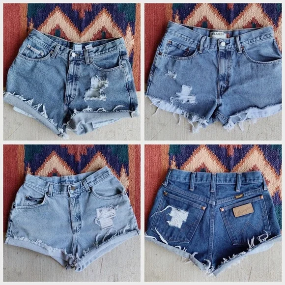 Distressed Mystery vintage cut off shorts - Picture 1 of 5